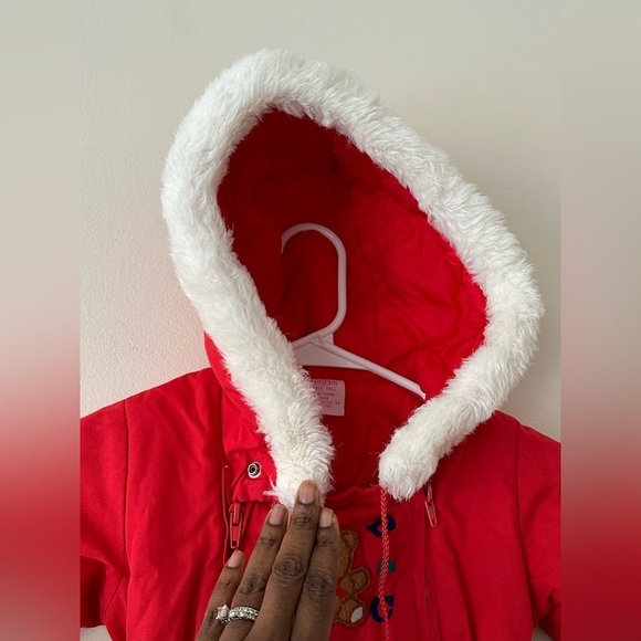 Heart Warmers Hooded Snow Suit Removable Mitten Boots Toddler 24.5"-33.5" T - Picture 8 of 14